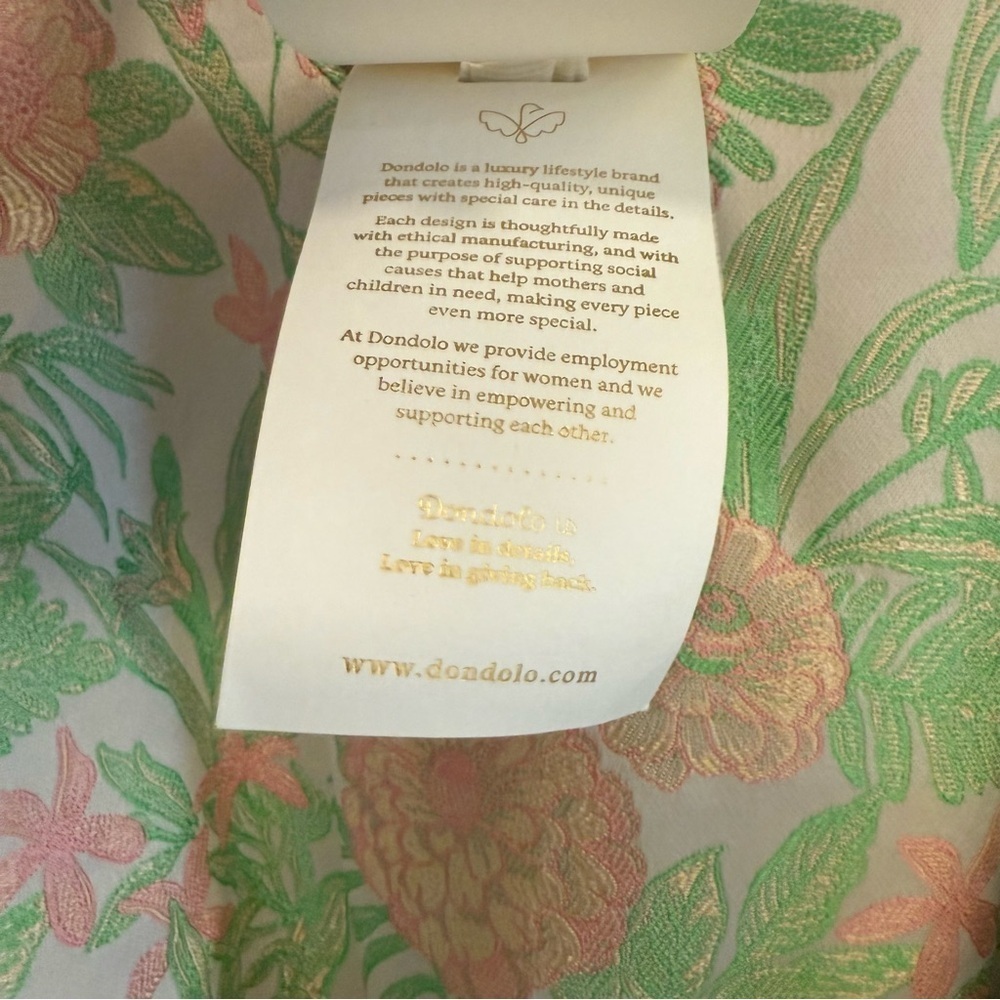 NWT Dondolo Jackie Dress Peony XXS-M - Picture 6 of 12